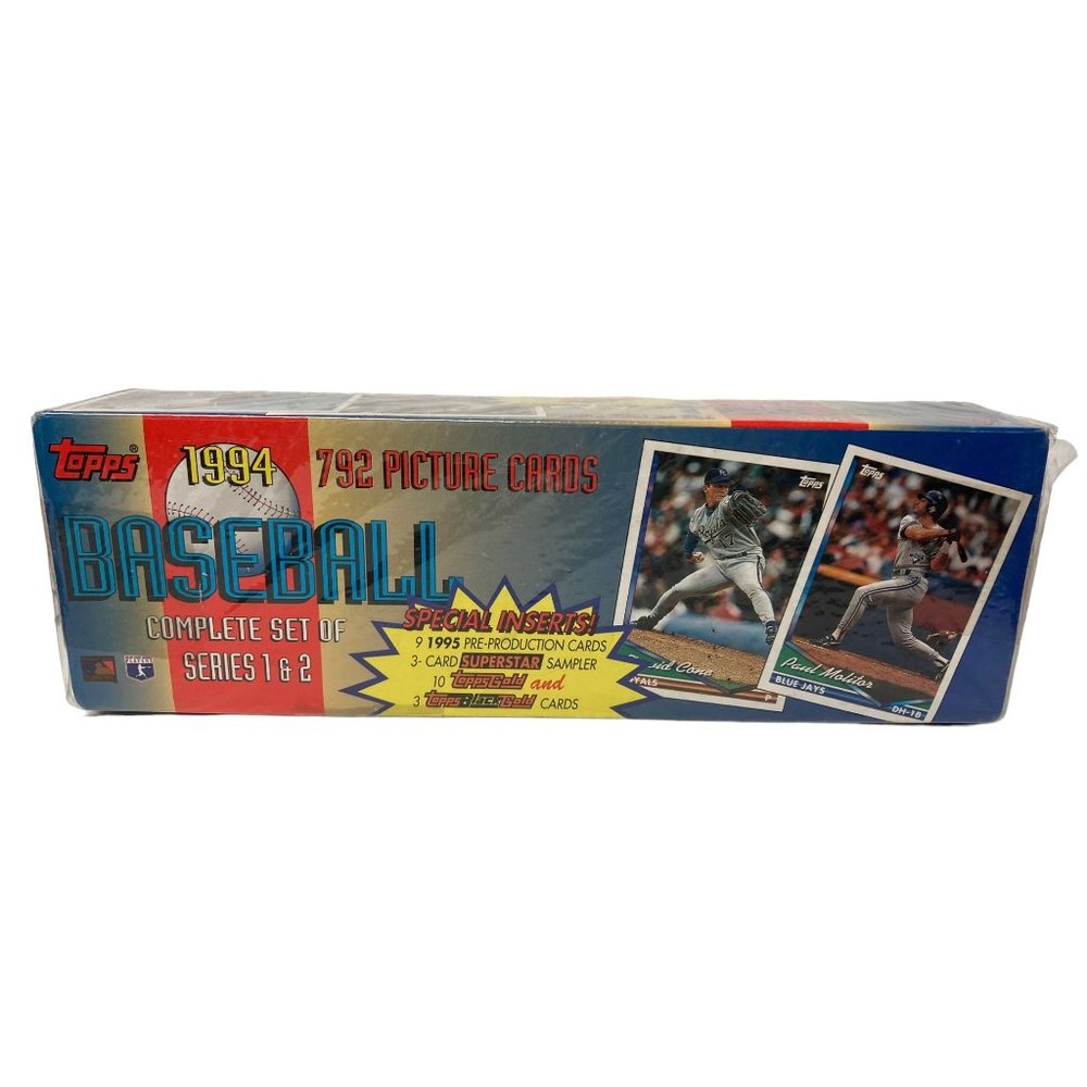 1994 Topps Complete Sets 1 and 2 792 Picture Baseball Cards Sealed